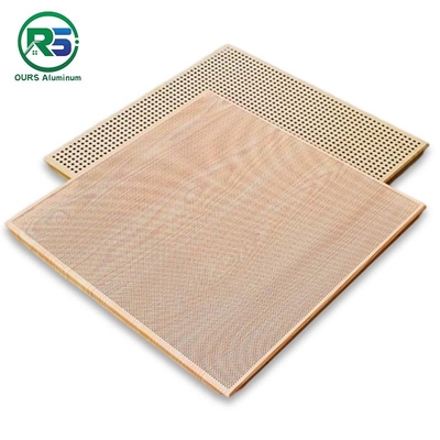 Soundproof Perforated Multiple Shape Lay In Metal Ceiling Tiles Floating Ceiling Panels