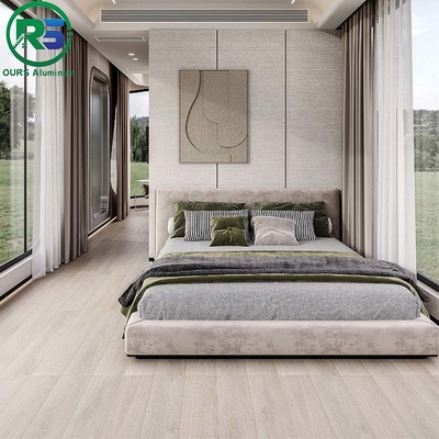 Customize Alcoa Aluminum House With Panoramic Wall Curtain Glass