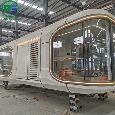 Green Alcoa Aluminum House With Intelligent System Novel Appearance