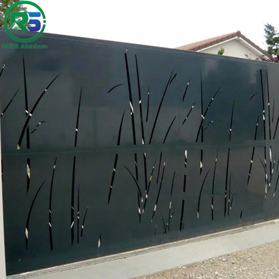 Fireproof Aluminium Decorative Screens Hotel Terrace Privacy Screen 6000mm Length