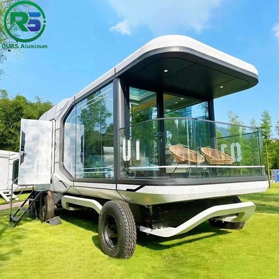 8.5M Length Mobile Homes White Alcoa Aluminum House Villa Modular House Flat Pack Prefab Container House