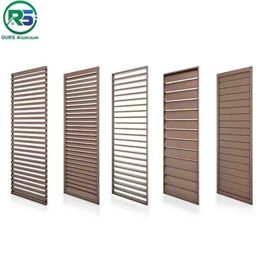Fireproof Corrugated Aluminum Wall Panels And Aluminum Alloy Curtain Wall Thickness 20MM