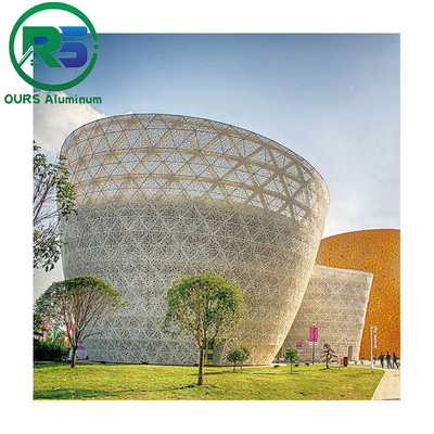 aluminum panel guangzhou External building wall cladding aluminum facade panels outdoor modern Curtain Walls